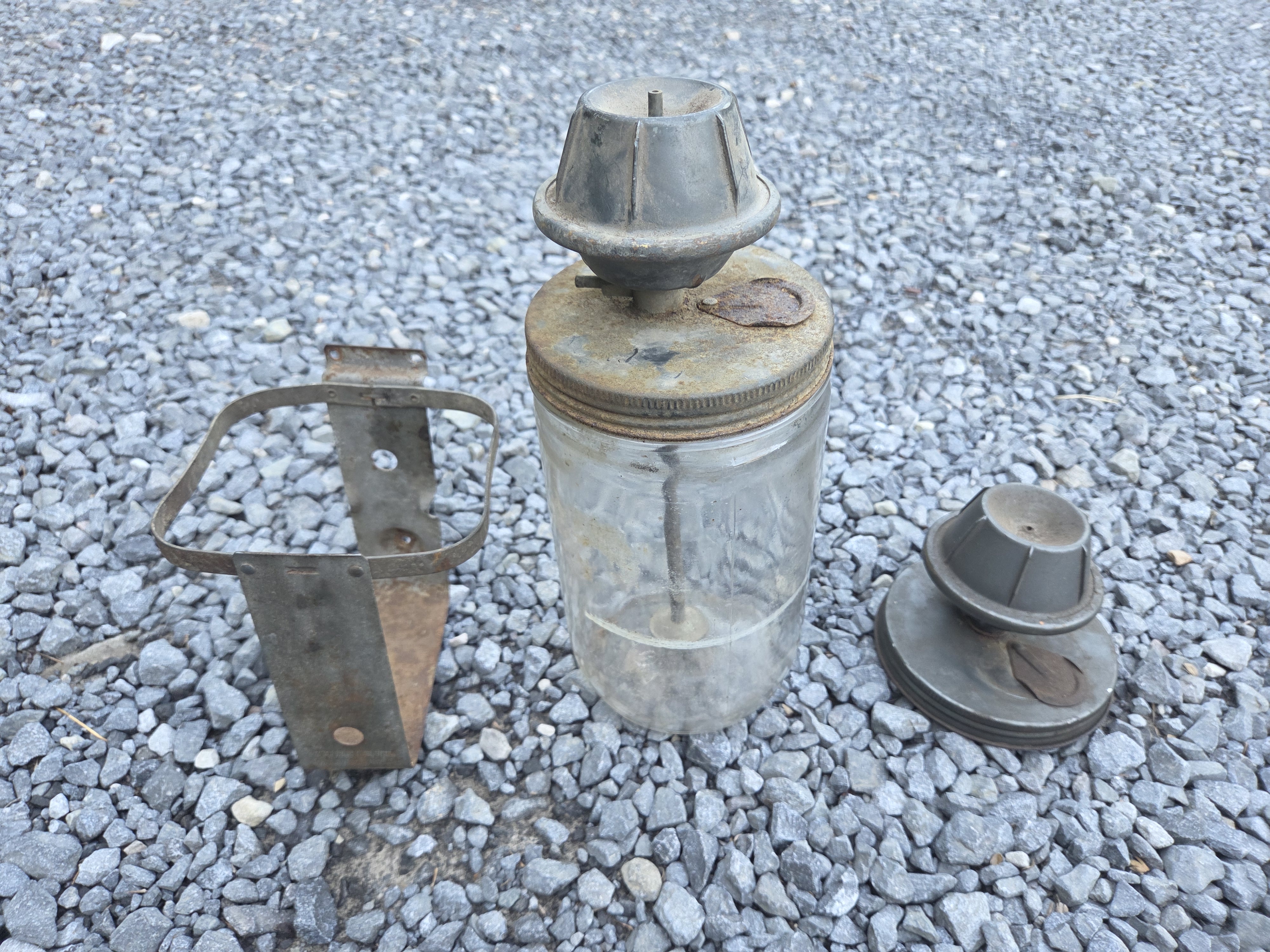 1949-54 Pontiac Washer Jar and bracket