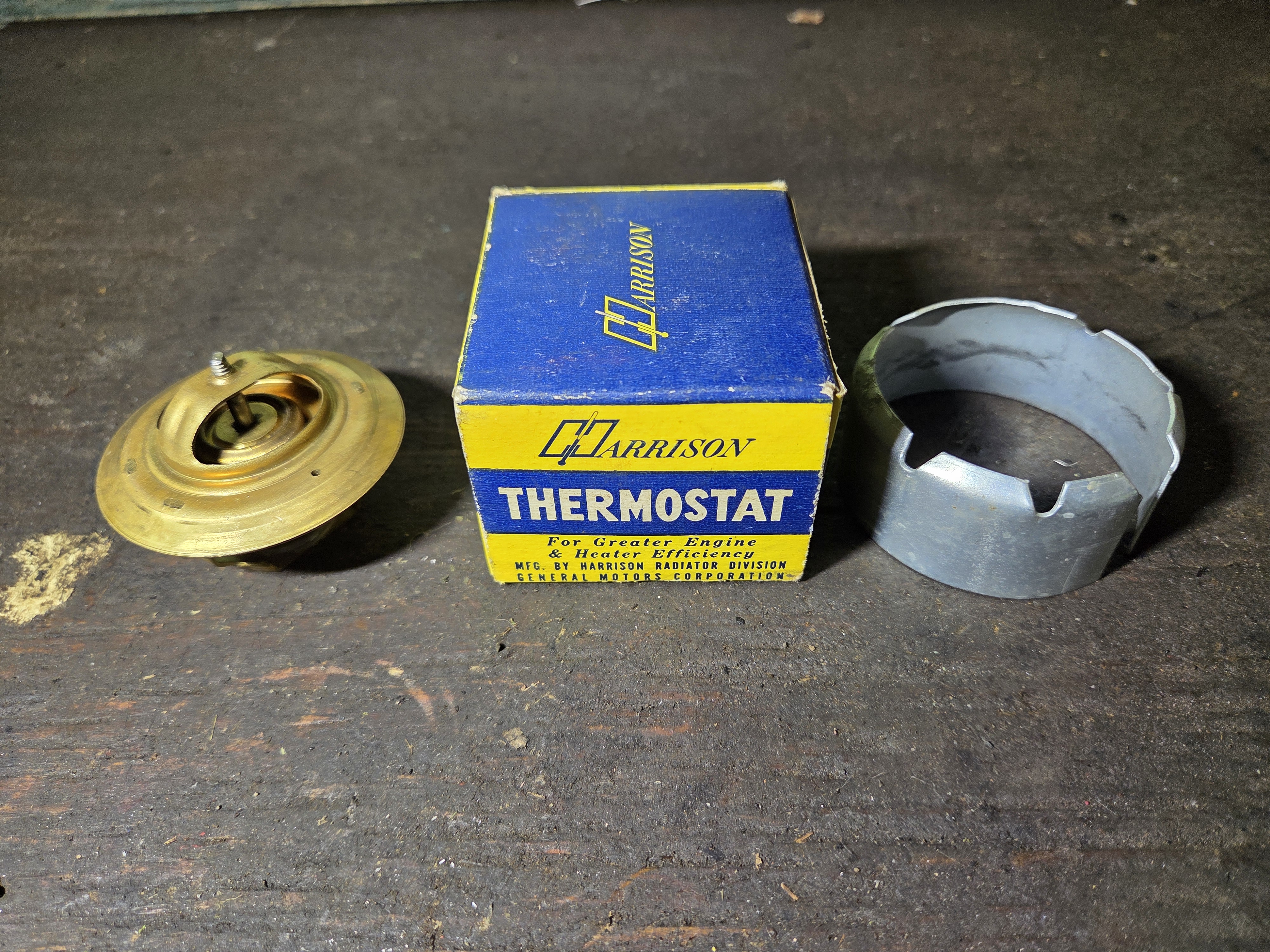 1949-54 Pontiac NOS Harrison 160 Thermostat with Retainer