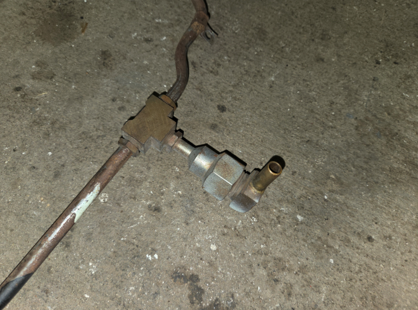 1953-1954 Pontiac Power Brake Cross over pipe