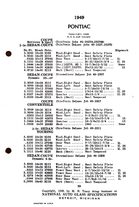 1949-54 National Auto Glass Specifications